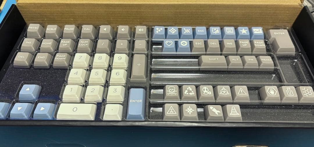 キーボード OSA Simple Grey PBT DOUBLESHOT KEYCAPS