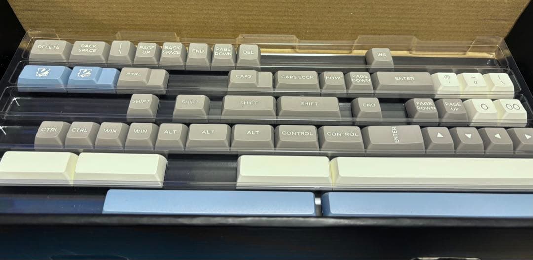 キーボード OSA Simple Grey PBT DOUBLESHOT KEYCAPS