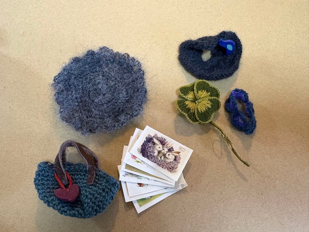 都会（街）のねずみ　と　田舎のねずみ　アートドール　作家