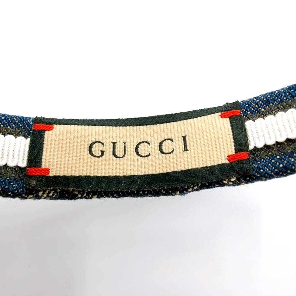 ◇グッチ◇652835/3HAAH/デニム/エコ/ウォッシュド/カチューシャ