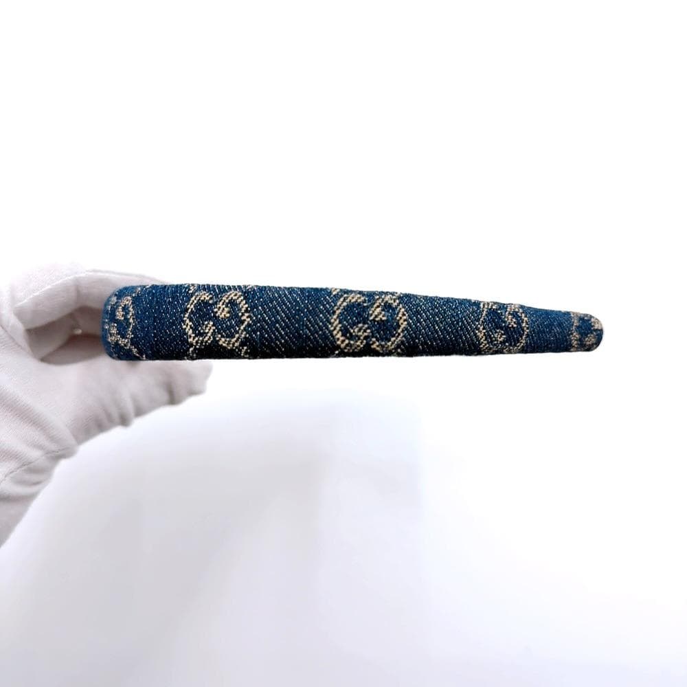 ◇グッチ◇652835/3HAAH/デニム/エコ/ウォッシュド/カチューシャ