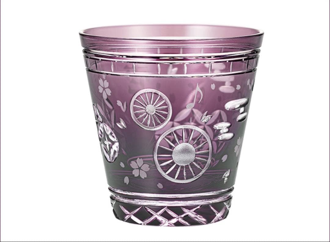 千本桜 初音ミク 切子 グラス