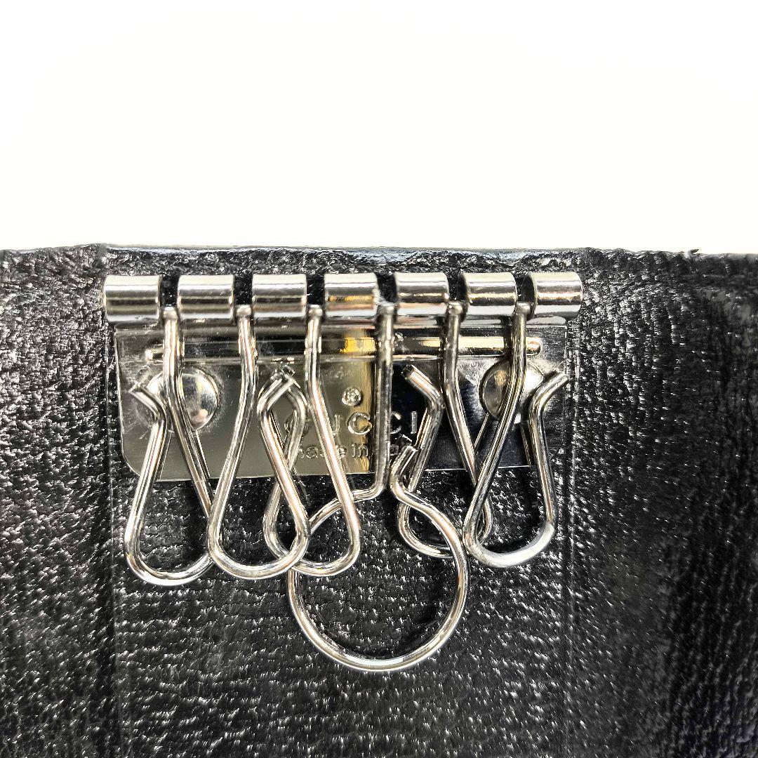 箱付き　美品 グッチ 6連 キーケース GUCCI キーホルダー キーリング