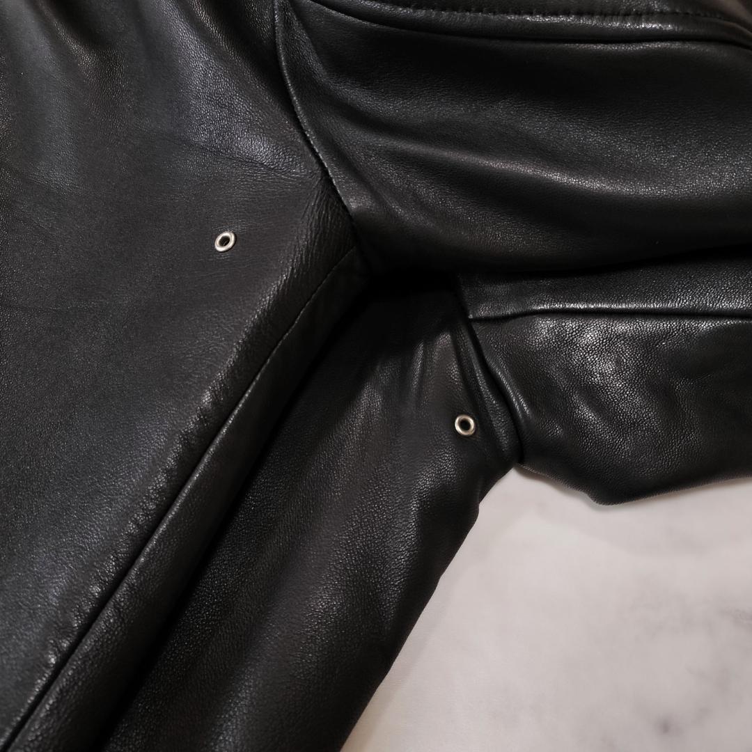 名作 A.P.C. MOTO BLOUSON モトブルゾン XS S~M 羊革