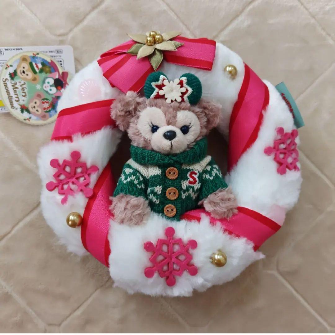 【タグ付き】クリスマスリース ダッフィー シェリーメイ ジェラトーニ ステラルー