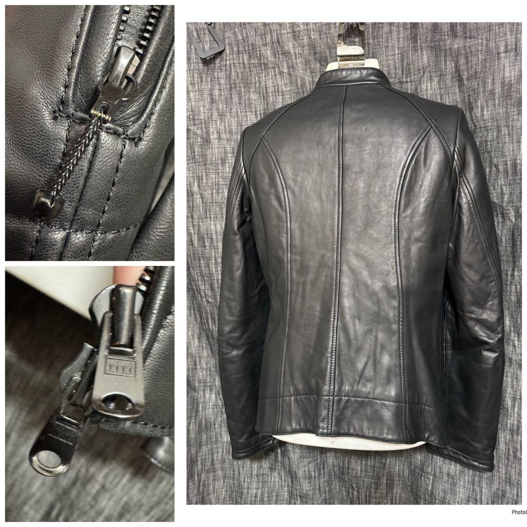 定価104500円　GalaabenD オイルドラムレザー　ライダース　M 黒