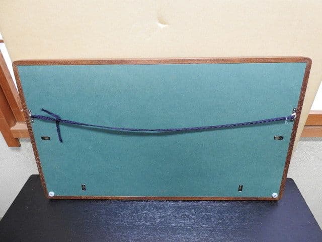 金地鳥籠扇面画額　一対　M１３６８