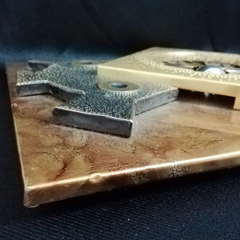 逸品　オブジェ　スティーブンチュン　ウォールデコ　スカルプチャー　ブルータリズム