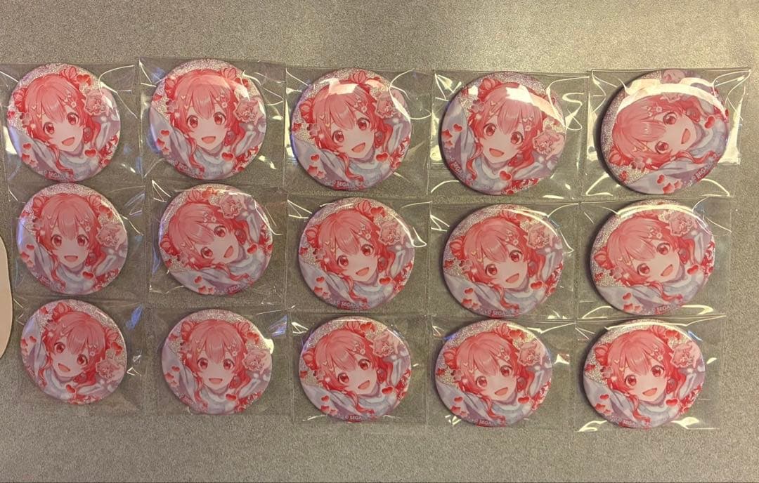 桃井愛莉　愛莉　プロセカ　グリッター缶バッジ　グリ缶　46B 15個　キラー