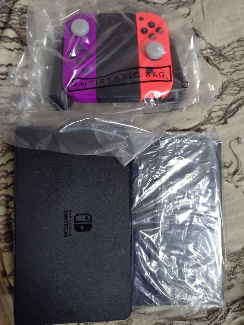 Nintendo Switch 本体 パープルオレンジジョイコン　まこも