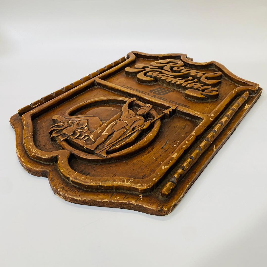 ユナイテッド航空 HAWAII ロイヤルハワイアン 店頭 看板 非売品 超レア品