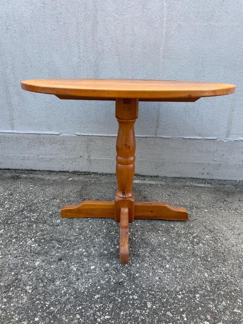 ★状態〇★ 円卓 ダイニングテーブル 直径約92x高さ約73cm テーブル