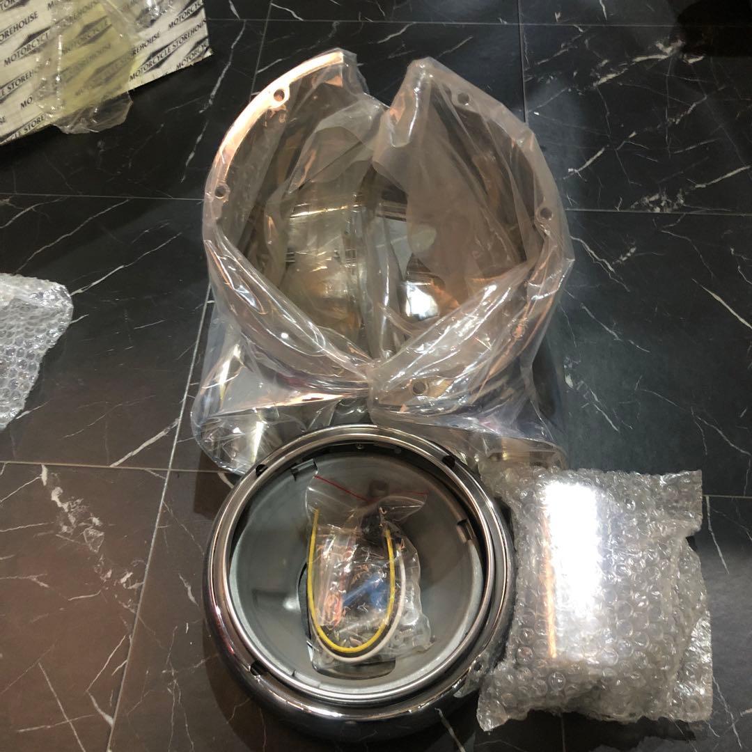 ハーレー　ソフテイル　FL系　ナセルキット　クローム