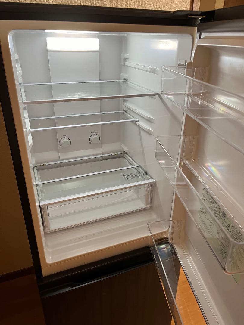 AQUA アクア　200L 冷蔵庫　2023年製造　ウッドブラック