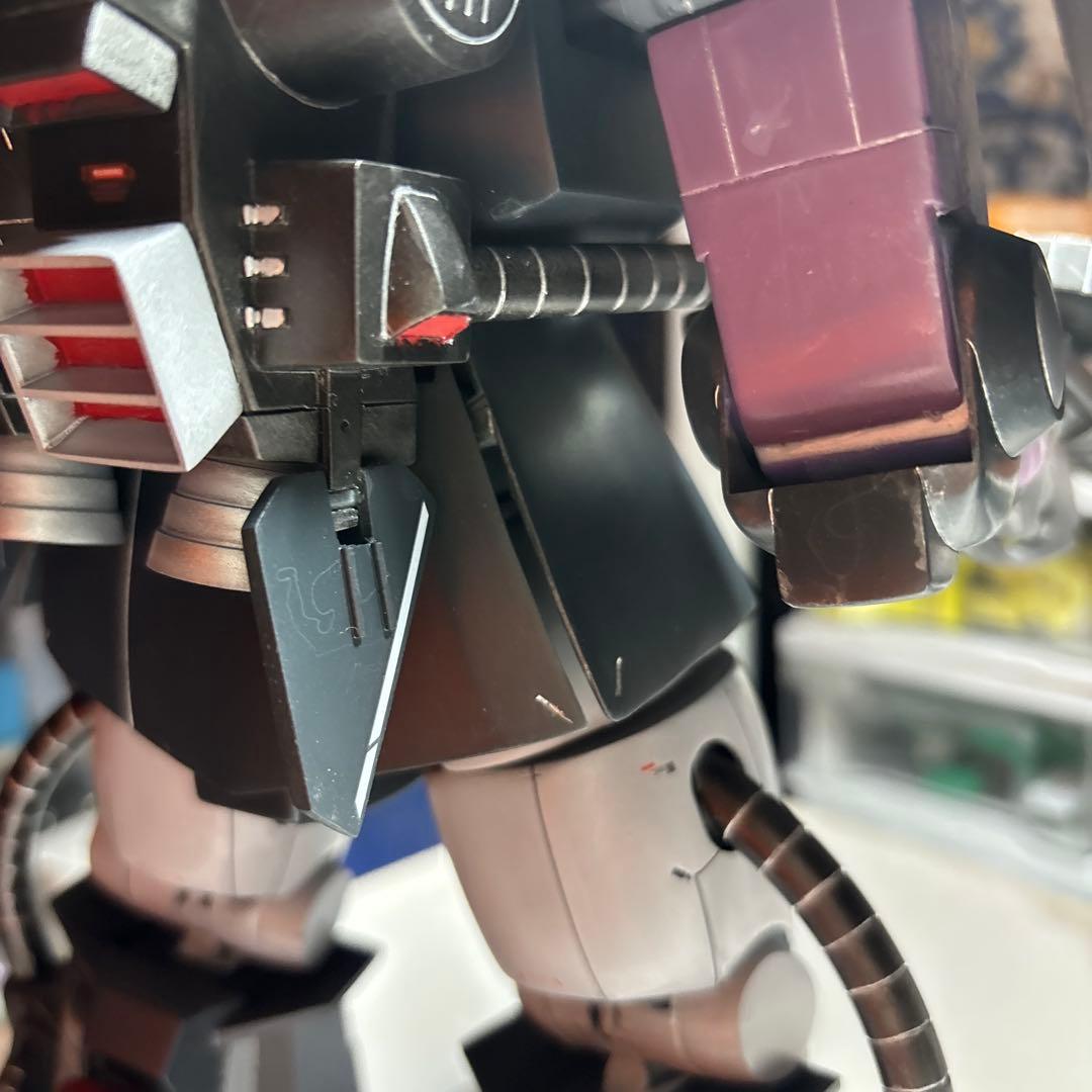 W*1様 ジャンク 旧キット1/60高機動型ザクⅡ 全塗装　完成品