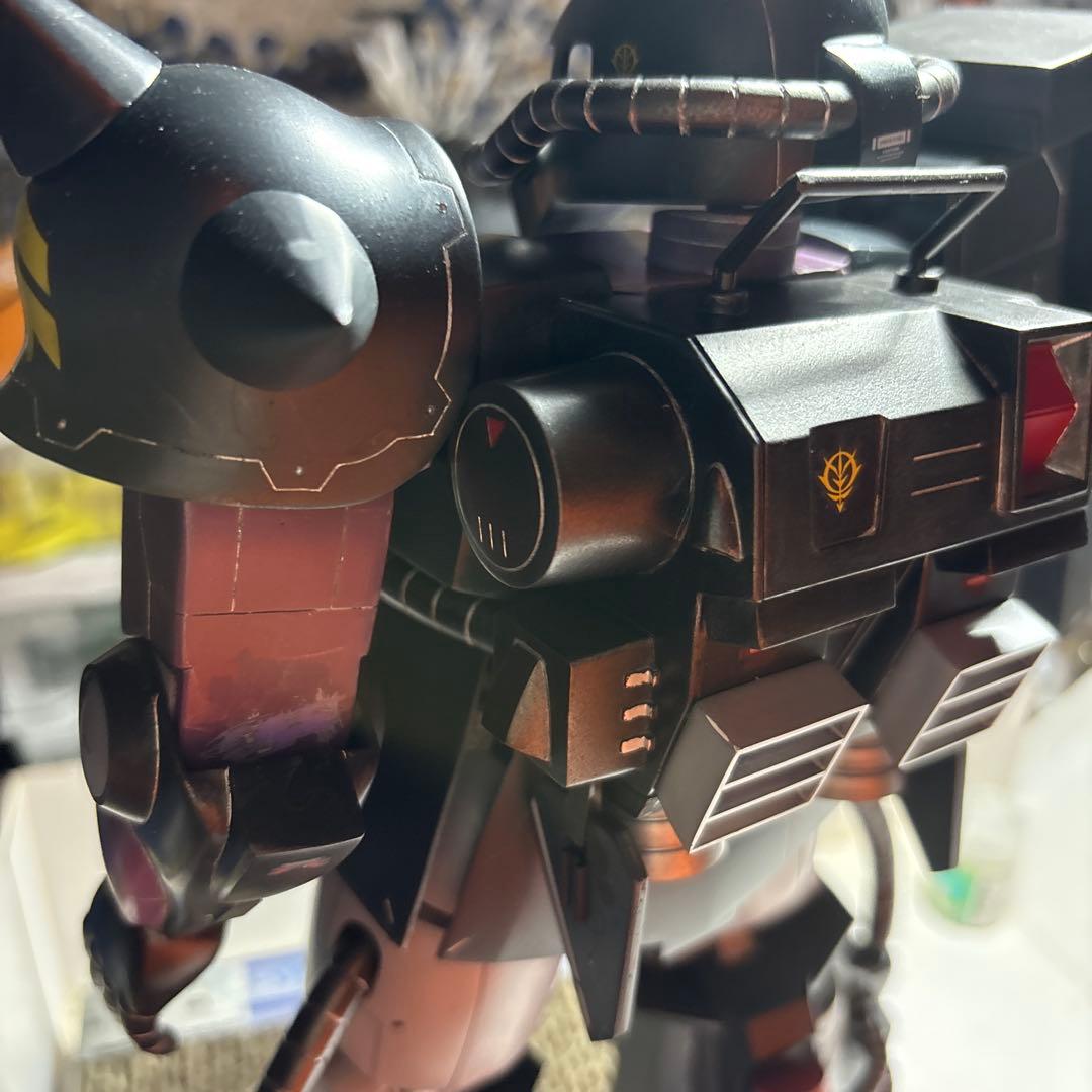 W*1様 ジャンク 旧キット1/60高機動型ザクⅡ 全塗装　完成品