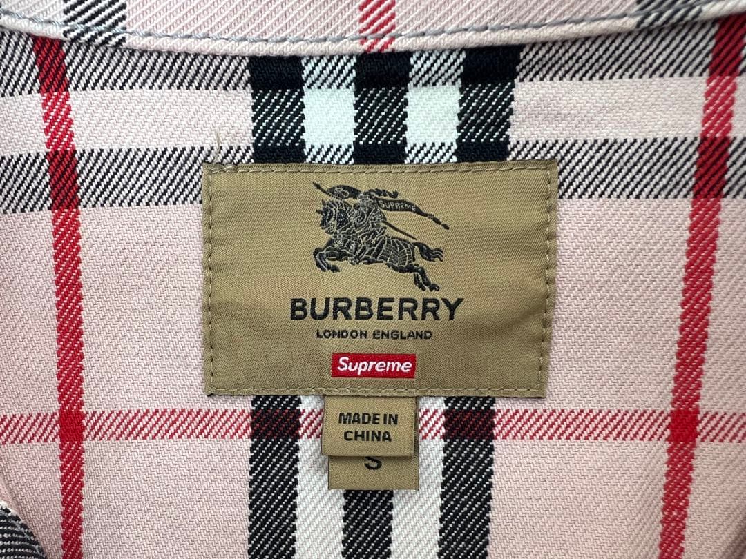 Supreme×BURBERRY LONDONENGLANDトラッカージャケット