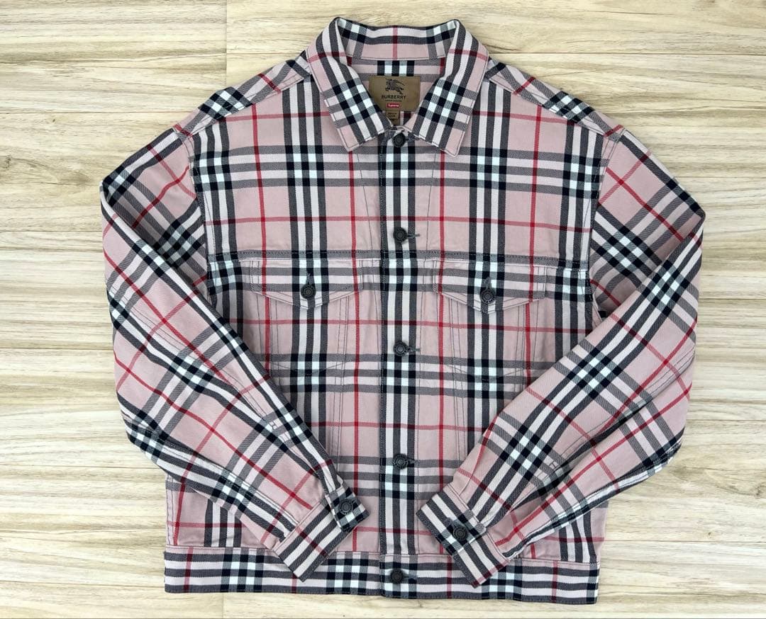 Supreme×BURBERRY LONDONENGLANDトラッカージャケット