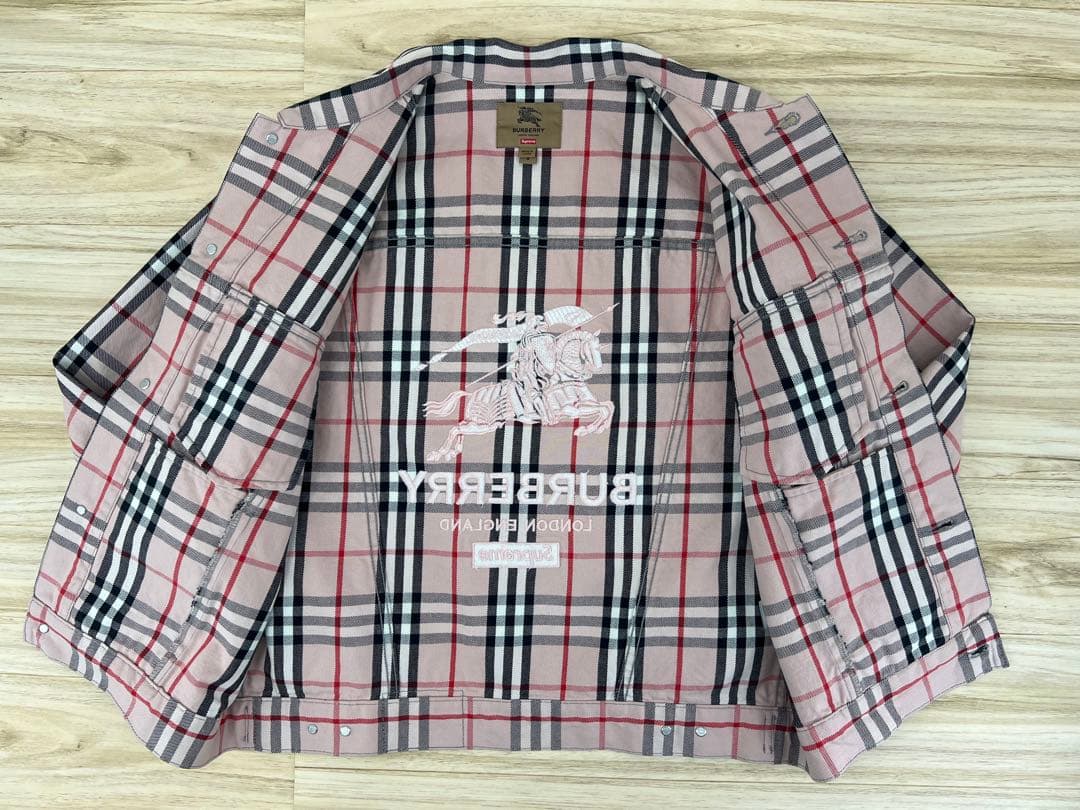 Supreme×BURBERRY LONDONENGLANDトラッカージャケット