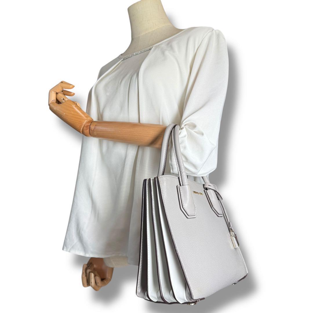 《極美品》 マイケルコース ミニハンドバッグ トートバッグ アコーディオン