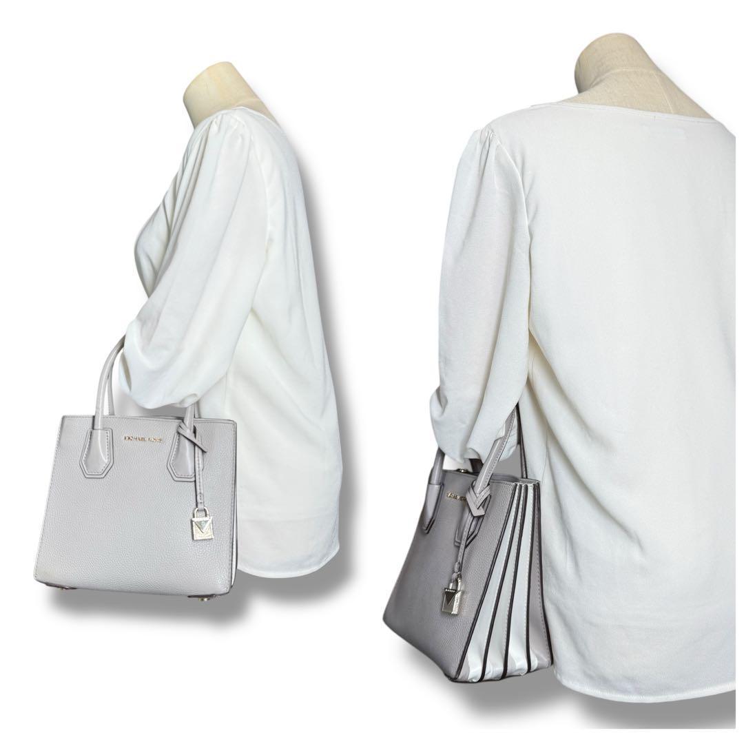 《極美品》 マイケルコース ミニハンドバッグ トートバッグ アコーディオン