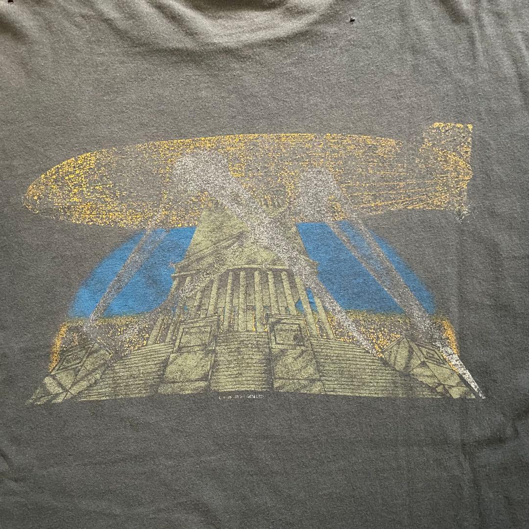 80s Led Zeppelin 極上 サンフェード USA製 シングルステッチ