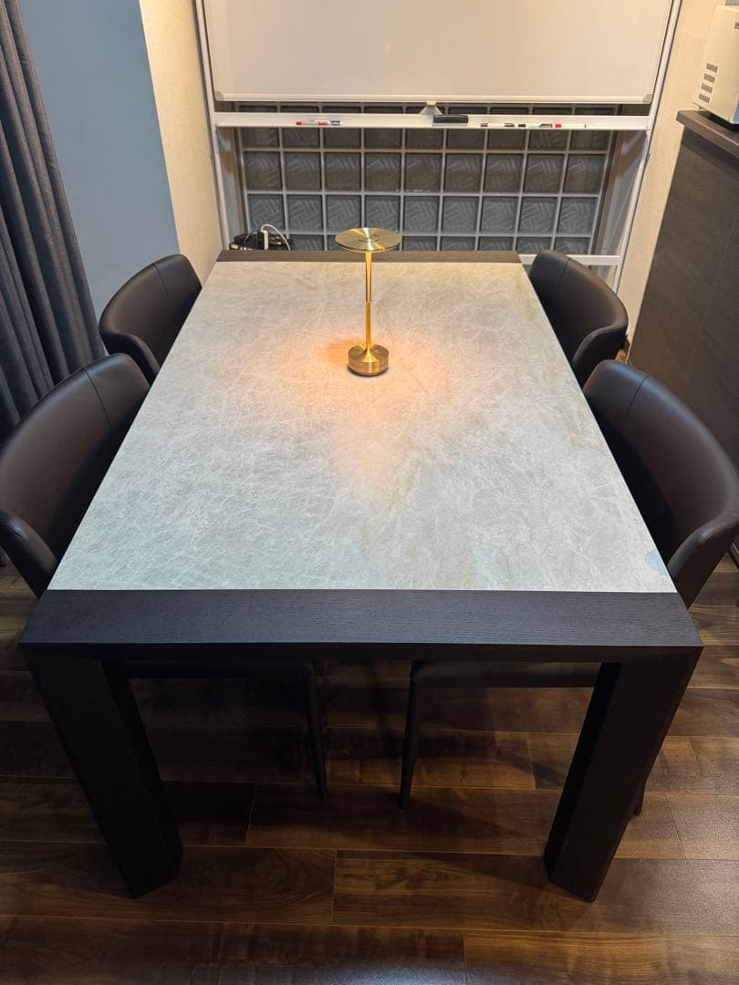 【グェン1/3回目】アルモニア｜ダイニングテーブルセット（チェア4脚）