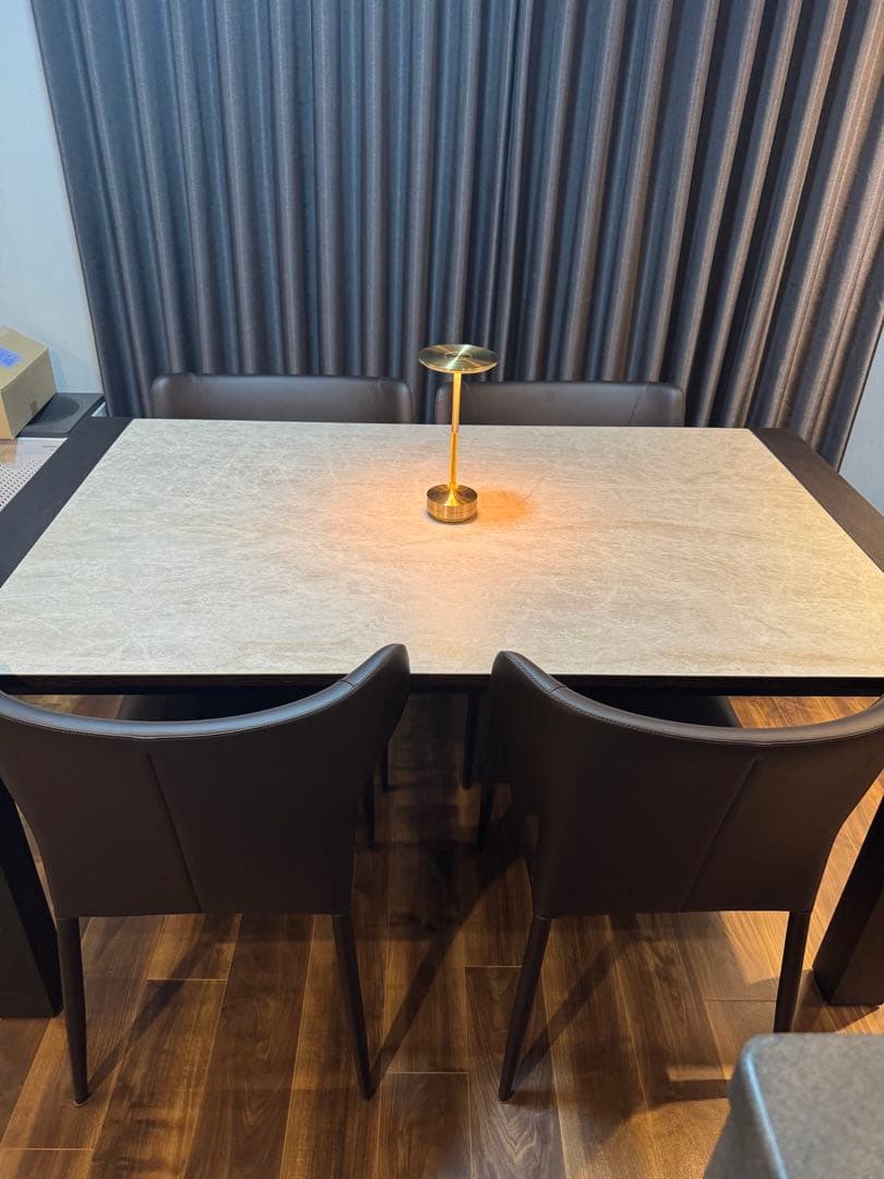 【グェン1/3回目】アルモニア｜ダイニングテーブルセット（チェア4脚）