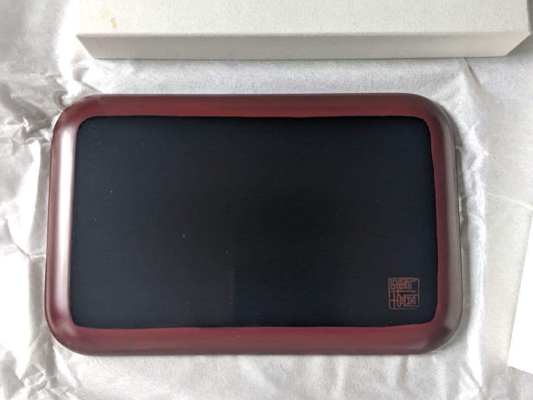 博古堂 ぐり唐草 長方盆 小盆 鎌倉彫