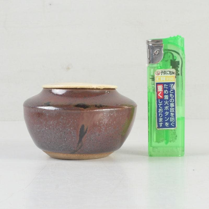 茶道具　瀬戸焼　古瀬戸　茶入　仕覆付　時代箱　V　9770