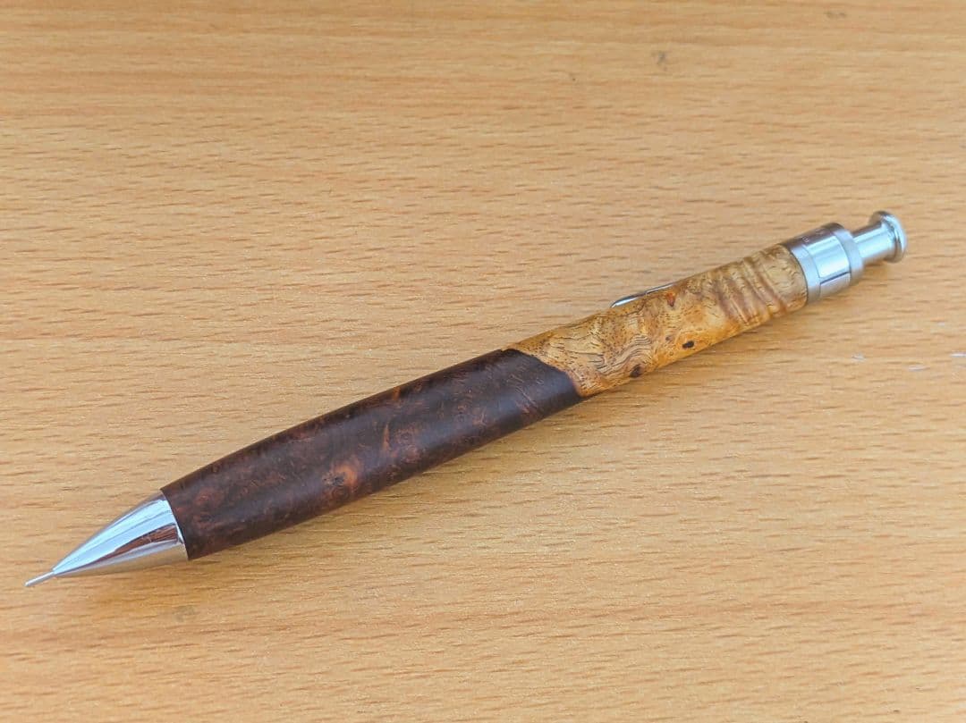 工房楔 ローズウッド瘤杢 0.3mm シャープペンシル