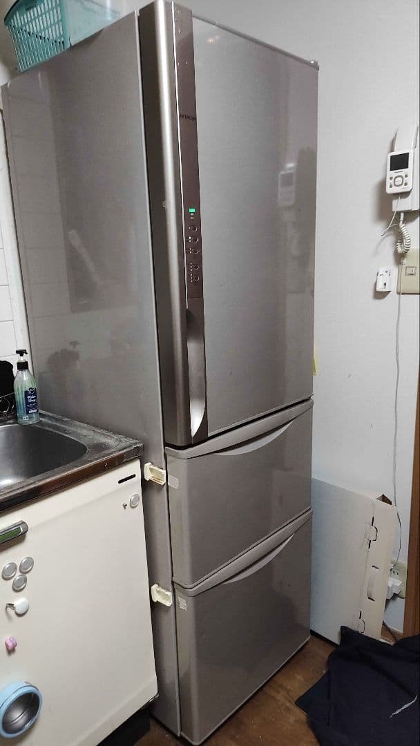 写真追加 日立 R-K320EV 冷蔵冷凍庫 315L 直接取引、発送も可