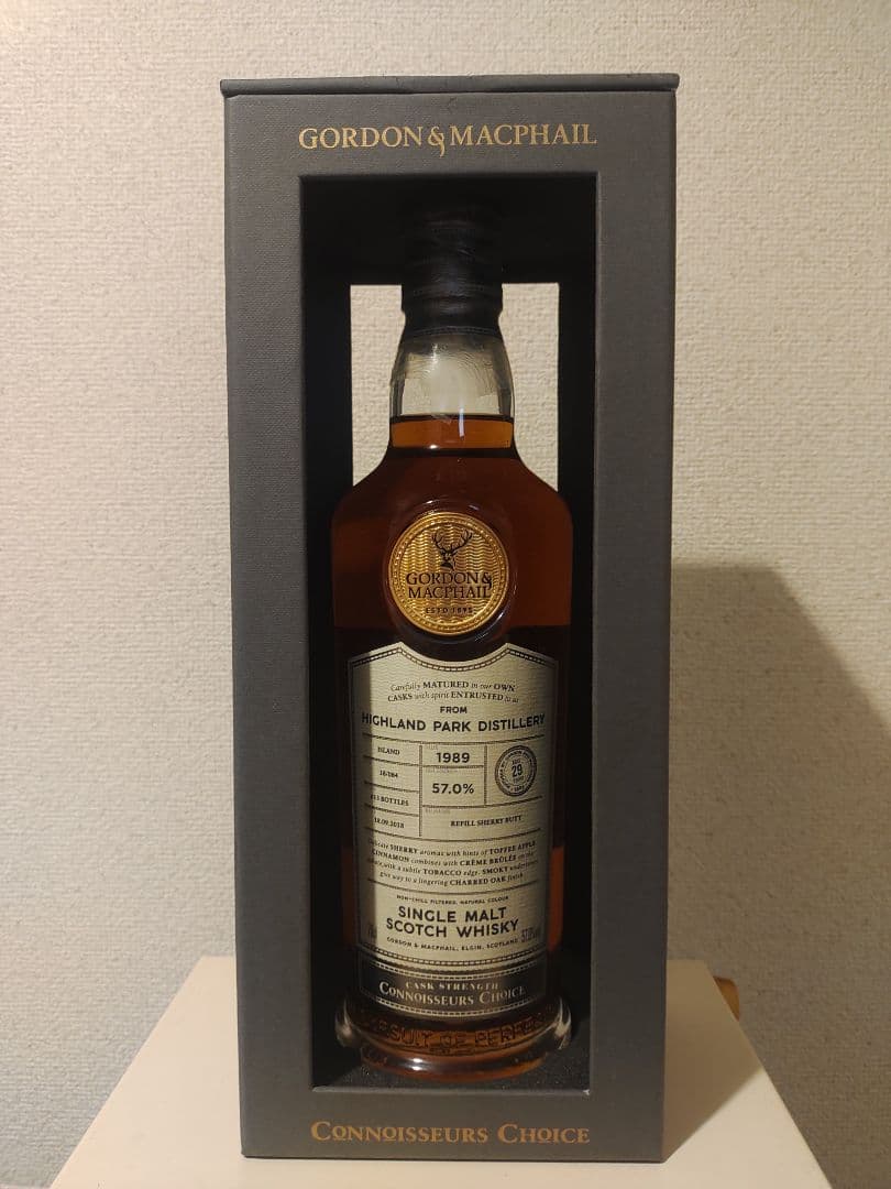 Highland Park 1989 GM シェリーカスク 29年 57.0%