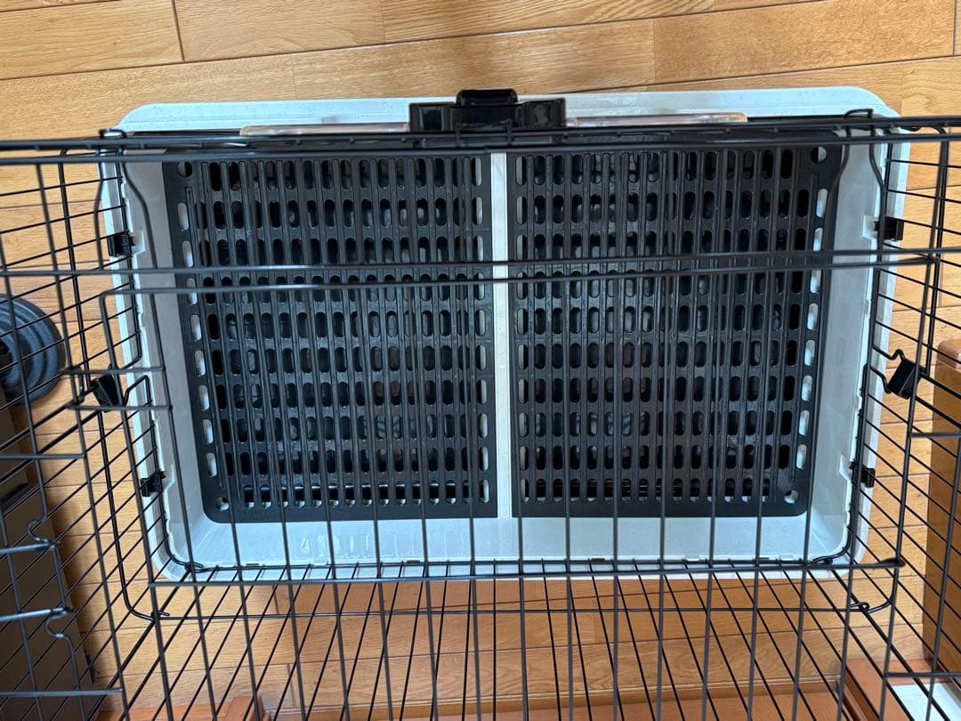 ペティオ アドメイトラパン 掃除のしやすい広々ケージ ノワール
