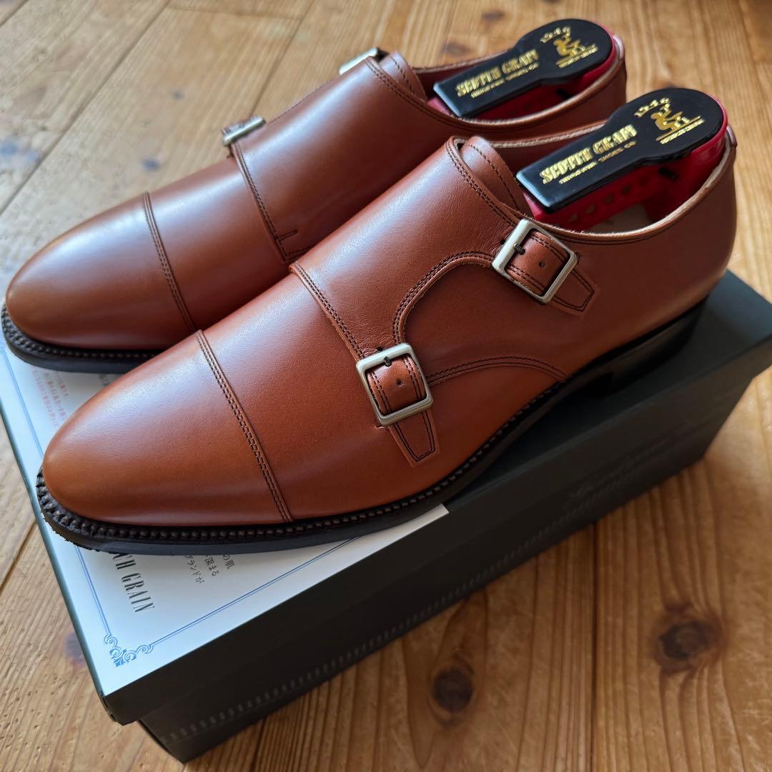 K*n様 新品未使用　スコッチグレイン　アノネイ　クロムフリー　ダブルモンク　2