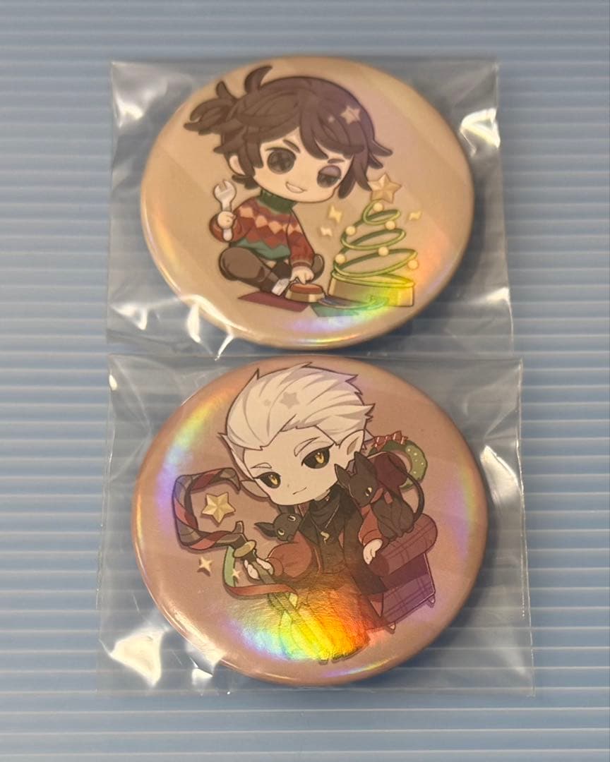 オフラインイベント 秋季IJL クリスマス 缶バッジ 囚人 隠者