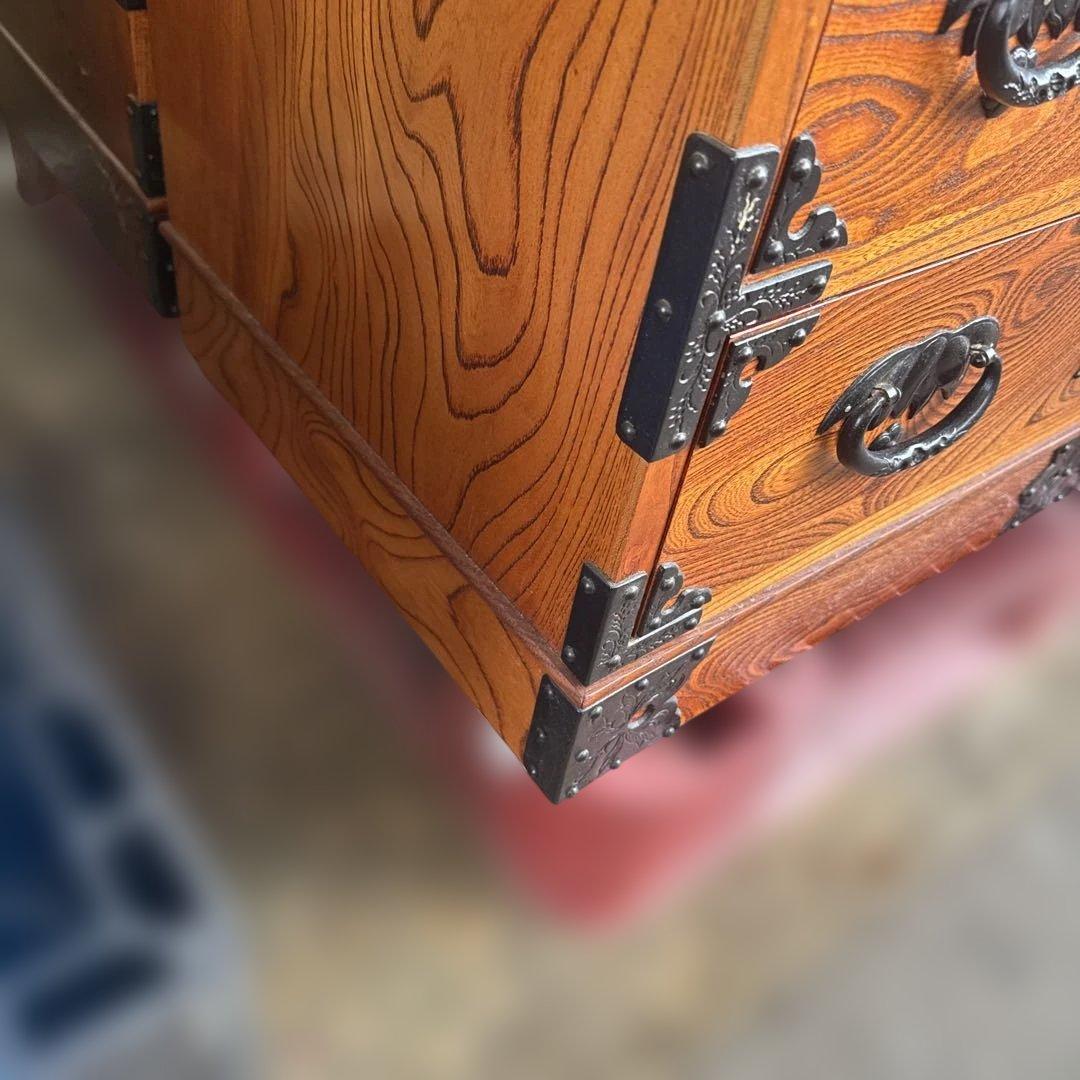 昭和レトロ　美品　岩谷堂箪笥　鍵付き