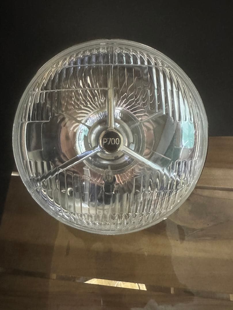 新品/未使用品180π用ルーカス/スリーポイントヘッドライト/検索SR400