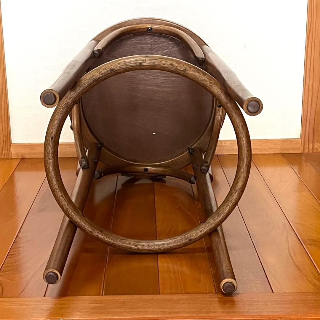 アダル ADAL ハイスツール カウンターチェア 木製 古道具 椅子 二脚セット