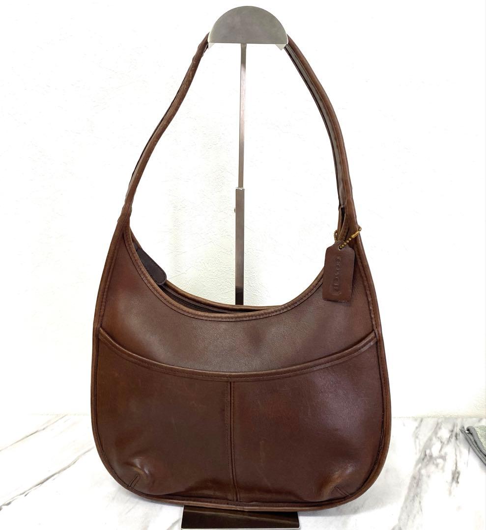 #オールドコーチ　ハンドバッグ　ブラウン　OLD COACH ワンショルダー