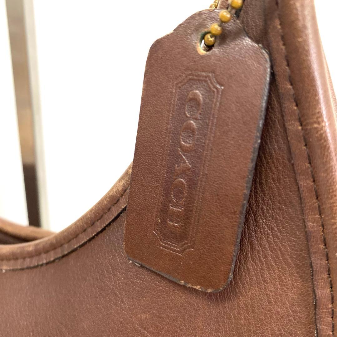 #オールドコーチ　ハンドバッグ　ブラウン　OLD COACH ワンショルダー