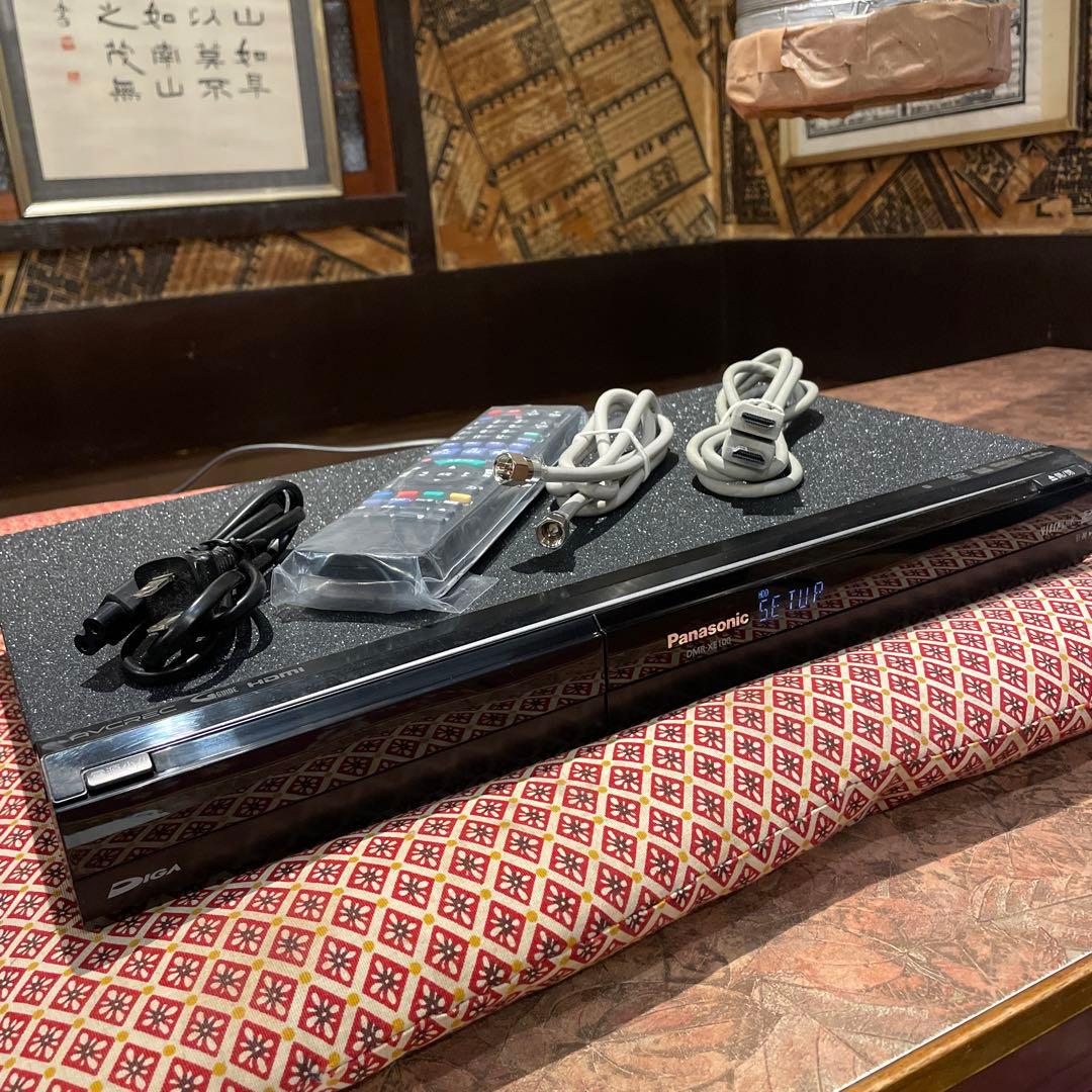 パナソニックDMR-XE100 DVDレコーダー　地デジ　新品リモ等付フル装備！