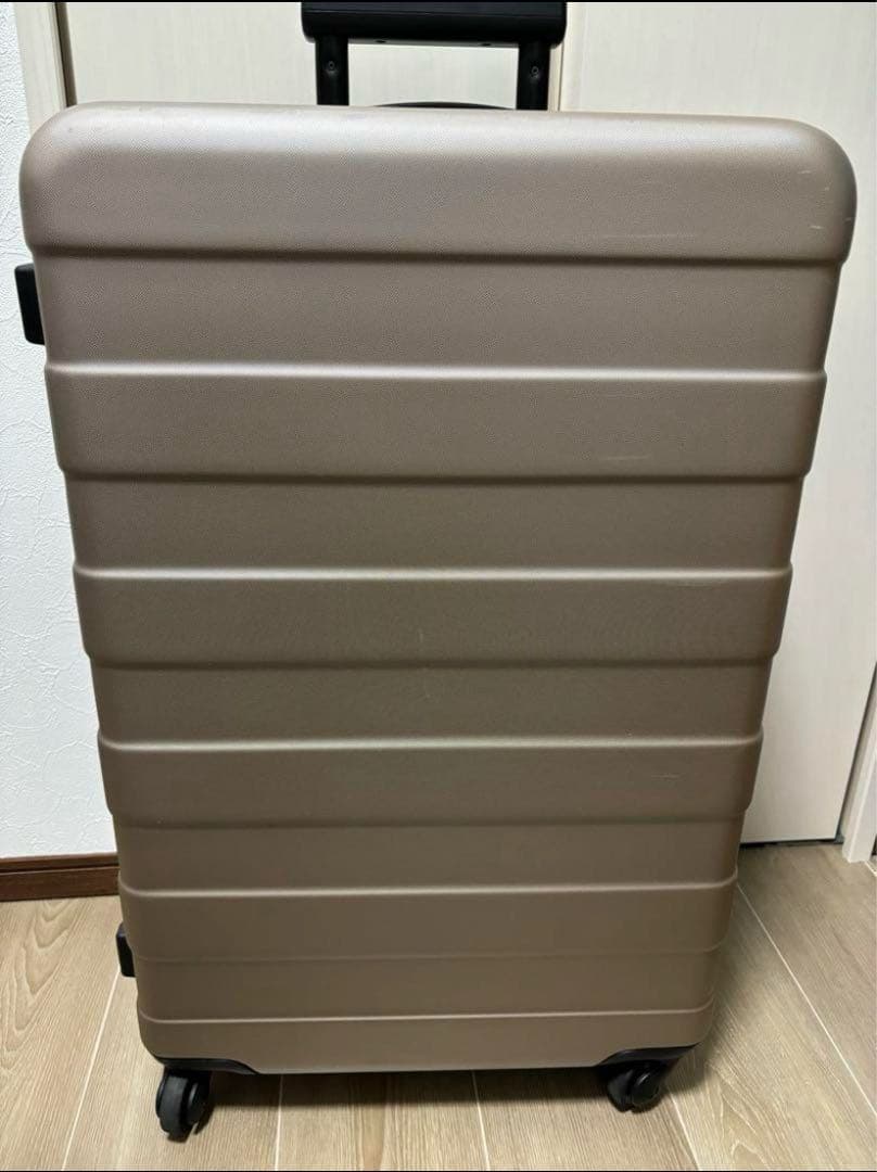 無印良品MUJI ストッパー付きハードキャリーケース（60Ｌ）