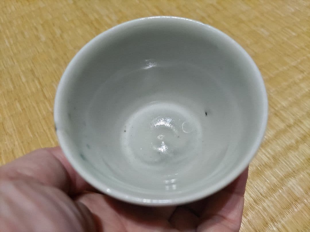 古伊万里　楓　そば猪口　初期様式　無傷・美品