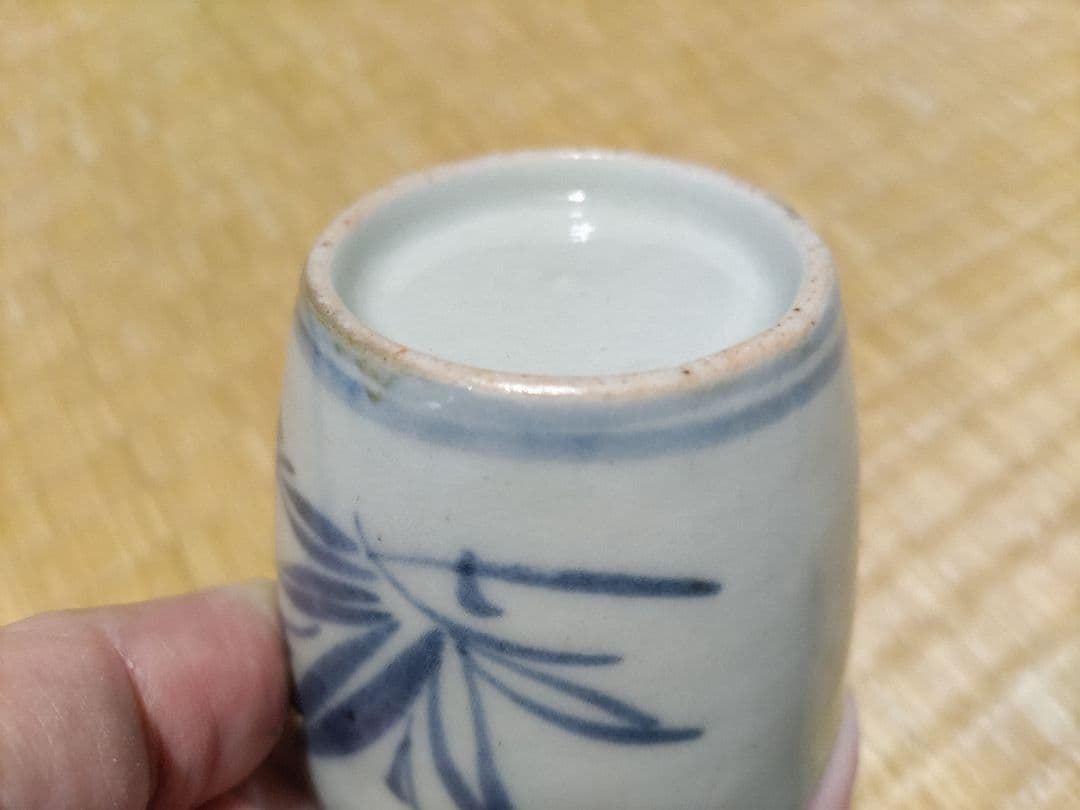 古伊万里　楓　そば猪口　初期様式　無傷・美品