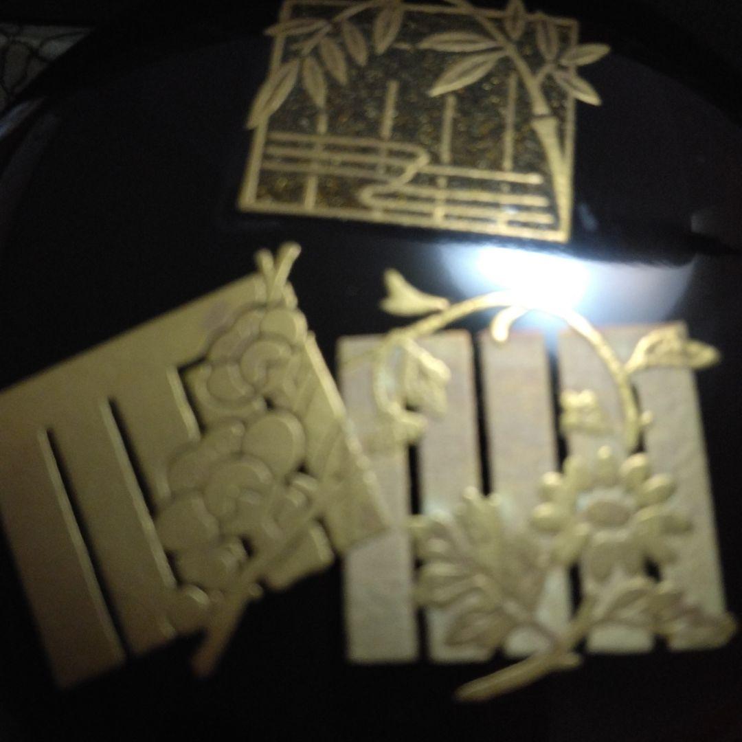 草花源氏香 溜塗 中棗 なつめ 宗香作 茶器 共箱 茶道具