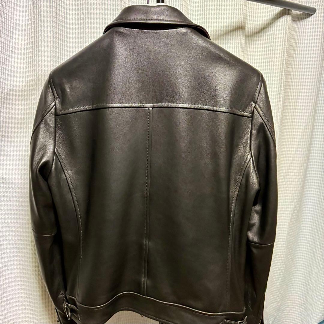 美品！BACK NUMBER ラムレザー シングルライダース Mサイズ