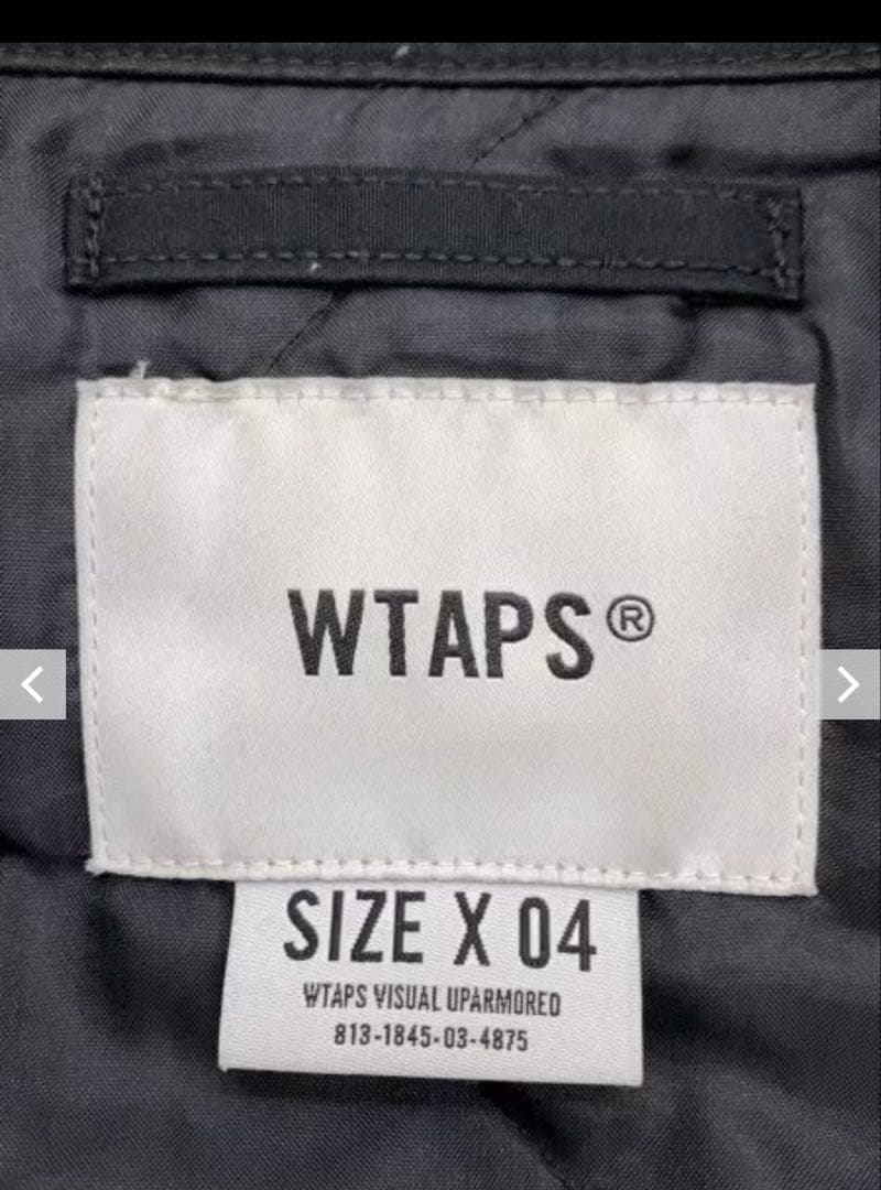 WTAPS ブラック フード付きジャケット X 04