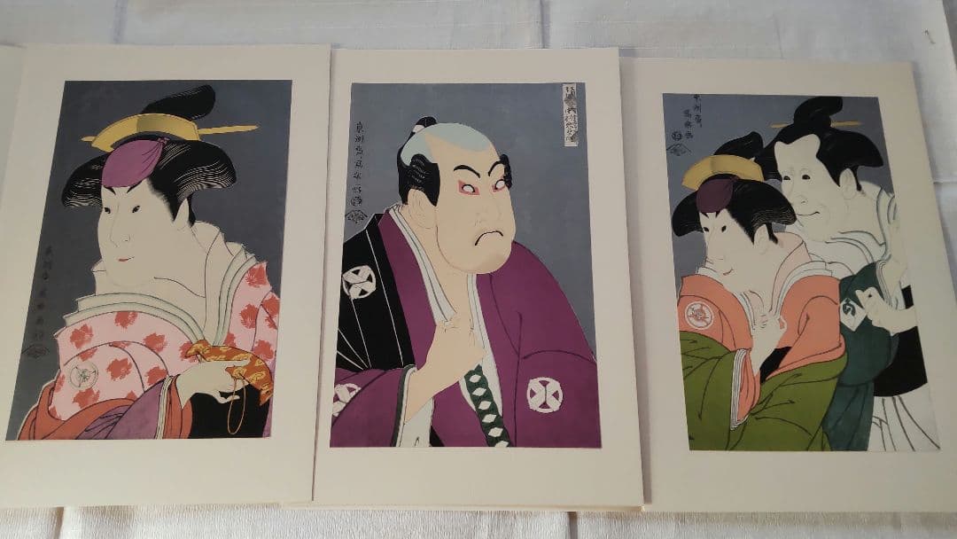 浮世絵版画★画装用画★6冊セット★写楽SHARAKU★２４枚セット★シリーズ6