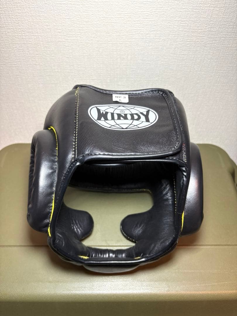 特別価格！早い者勝ち！ WINDY ヘッドガード スタンダードタイプ L 黒